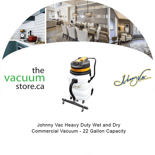 Johnny Vac Heavy Duty Wet and Dry Commercial Vacuum - 22 Gallon Capacity