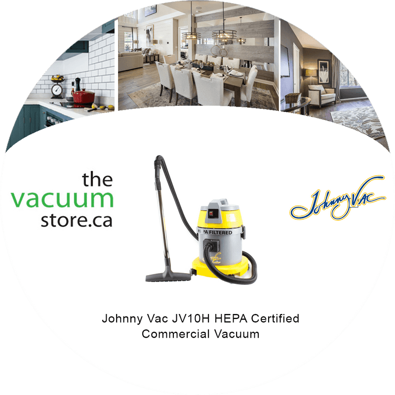 Chargez l&#39;image dans la visionneuse de la galerie, Johnny Vac JV10H Aspirateur commercial certifié HEPA - Capacité de 4 gallons - Tuyau de 10 pi
