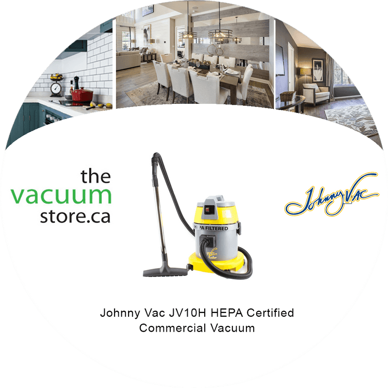 Johnny Vac Jv10h Hepa Certified Commercial Vacuum 4 Gallon Capacity