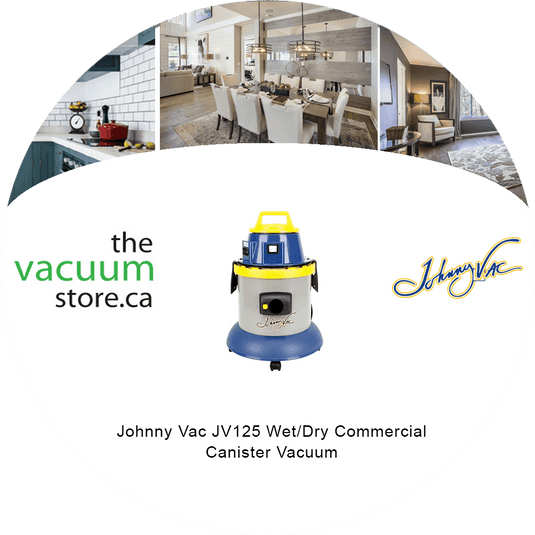 Johnny Vac JV125 Wet/Dry Commercial Canister Vacuum