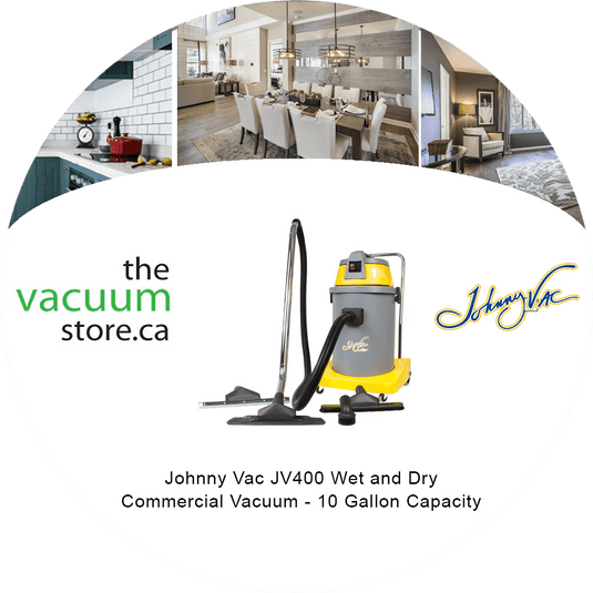 Johnny Vac JV400 Wet and Dry Commercial Vacuum - 10 Gallon Capacity
