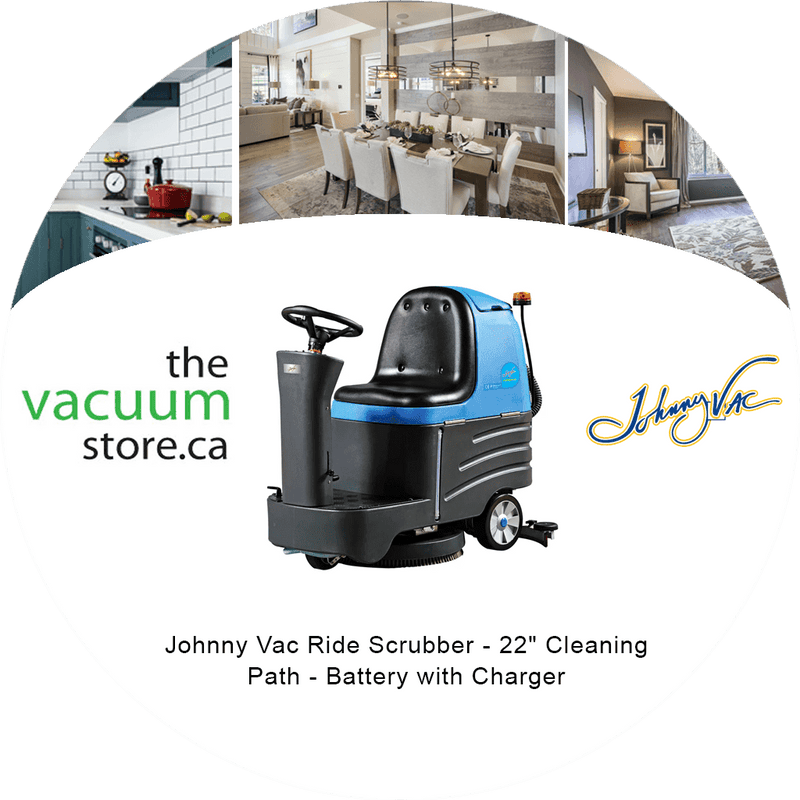 Load image into Gallery viewer, Johnny Vac Ride Scrubber - 22 inches  Cleaning Path - Battery with Charger
