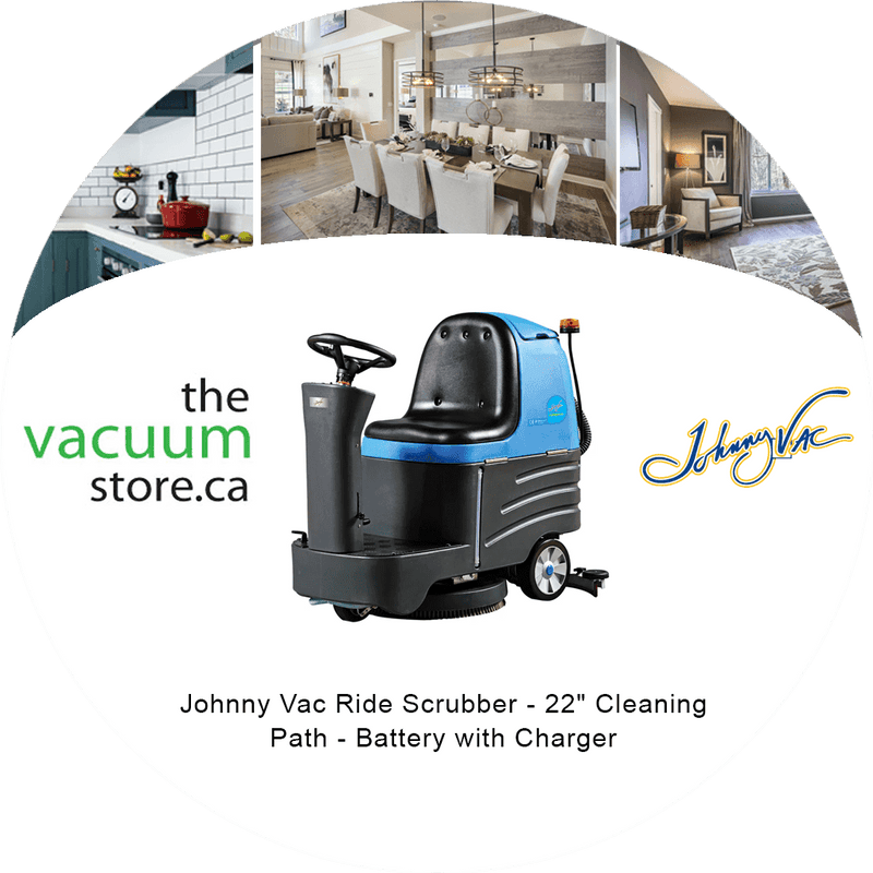 Chargez l&#39;image dans la visionneuse de la galerie, Johnny Vac Ride Scrubber - 22&quot; chemin de nettoyage - batterie avec chargeur
