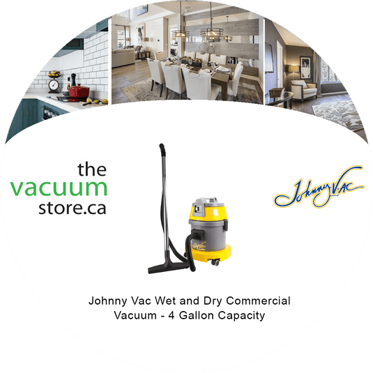 Johnny Vac Wet and Dry Commercial Vacuum - 4 Gallon Capacity