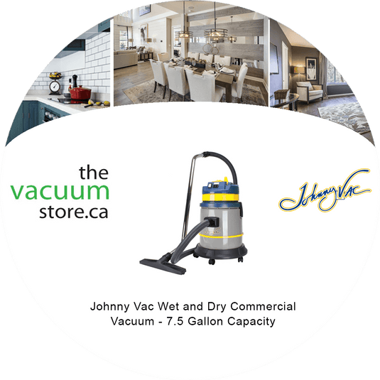Johnny Vac Wet and Dry Commercial Vacuum - 7.5 Gallon Capacity
