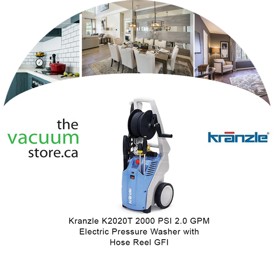 Kranzle K2020T 2000 PSI 2.0 GPM Electric Pressure Washer with Hose Reel GFI