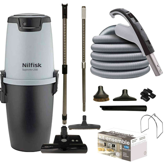Nilfisk Supreme 250 Central Vacuum with Premium Package
