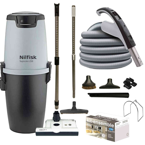 Nilfisk Supreme 250 Central Vacuum with Premium Package