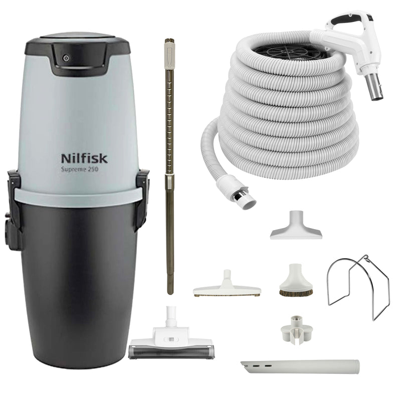 Load image into Gallery viewer, Nilfisk Supreme 250 Central Vacuum with Standard Air Package - White
