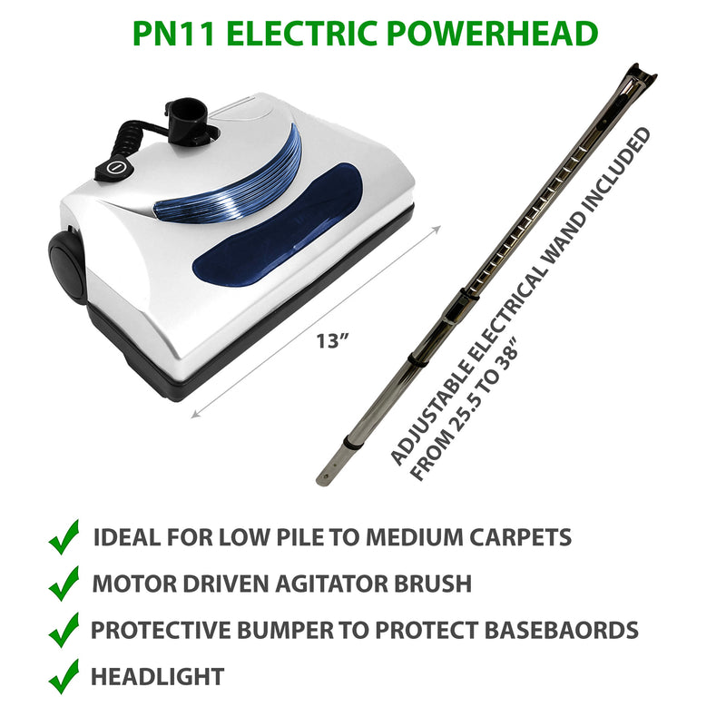 Load image into Gallery viewer, DrainVac G2-007i Infinity Central Vacuum | 700 Air Watts Motor | Basic Electric Package
