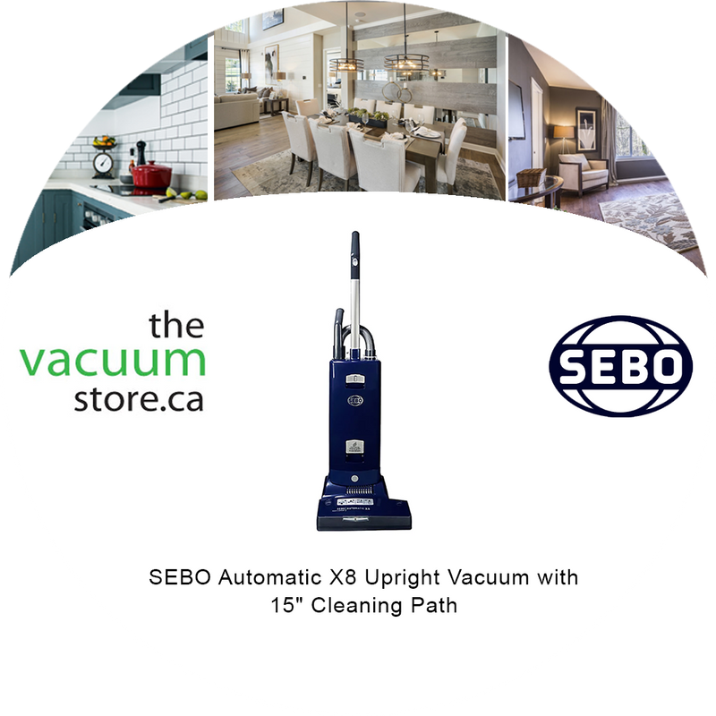 Load image into Gallery viewer, SEBO Automatic X8 Upright Vacuum with 15&quot; Cleaning Path
