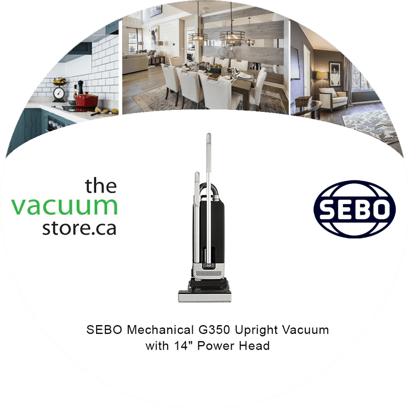Load image into Gallery viewer, SEBO Mechanical G350 Upright Vacuum with 14&quot; Power Head
