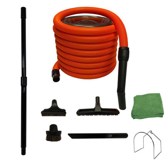 Premium Garage / Car Cleaning Kit for Central Vacuum