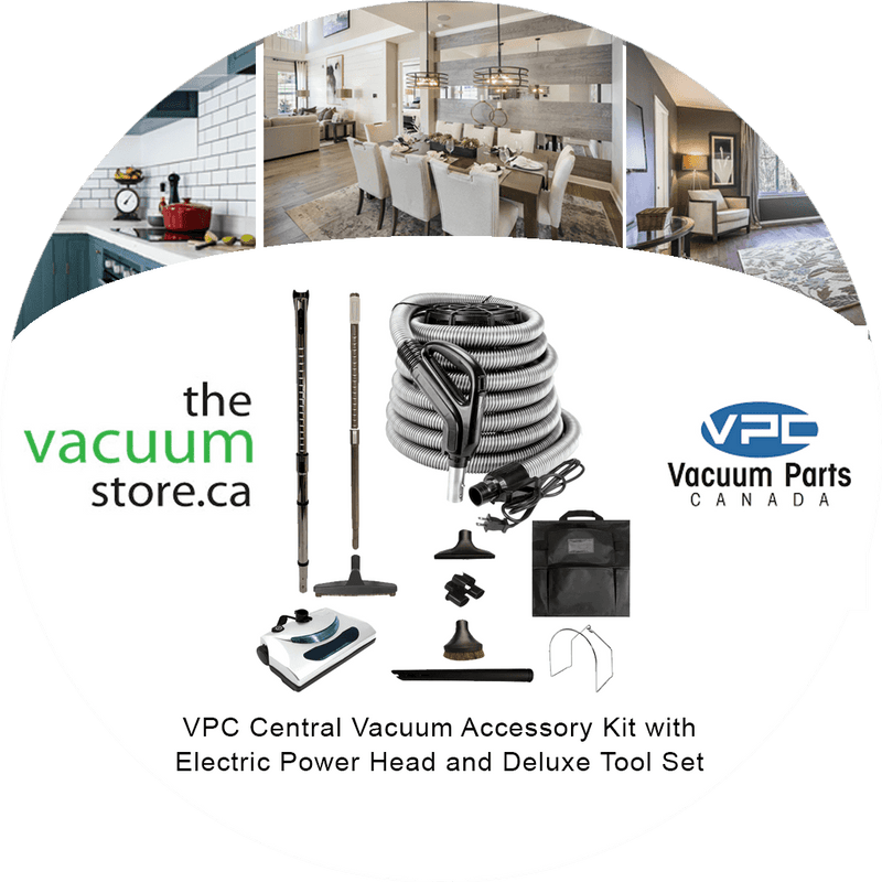 Load image into Gallery viewer, VPC Central Vacuum Accessory Kit with Electric Power Head and Deluxe Tool Set
