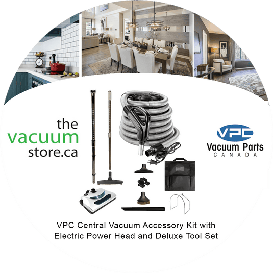 Ensemble d'accessoires pour aspirateur central VPC avec tête électrique et ensemble d'outils de luxe