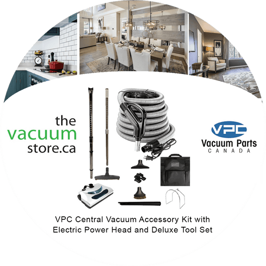 VPC Central Vacuum Accessory Kit with Electric Power Head and Deluxe Tool Set