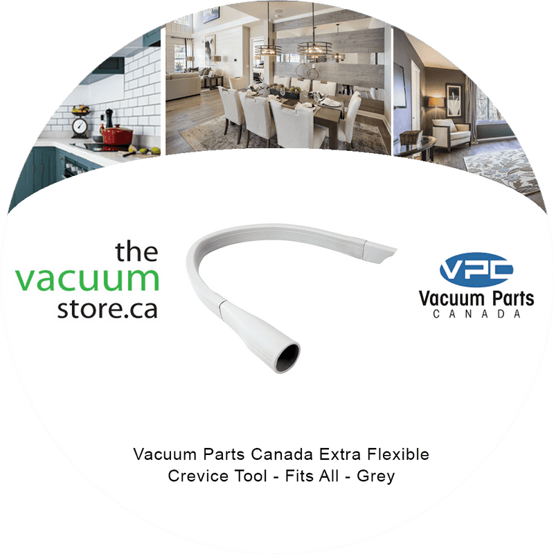 Load image into Gallery viewer, Vacuum Parts Canada Extra Flexible Crevice Tool - Fits All - Grey
