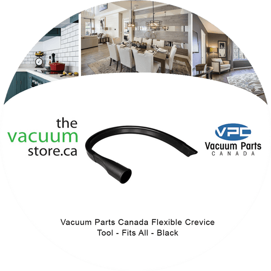Suceur plat flexible de Vacuum Parts Canada - Convient à tous - Noir