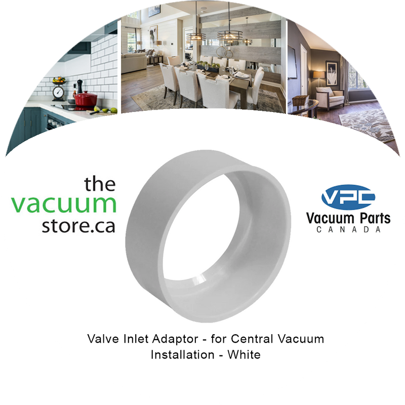 Load image into Gallery viewer, Valve Inlet Adaptor - for Central Vacuum Installation - White
