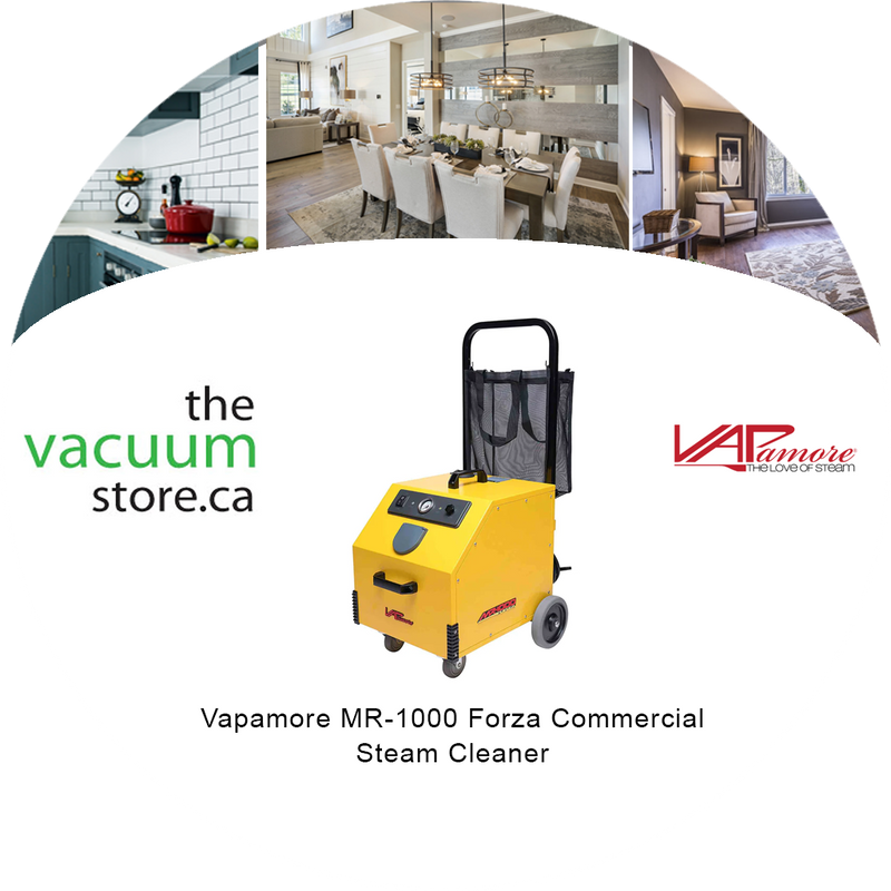 Load image into Gallery viewer, Vapamore MR-1000 Forza Commercial Steam Cleaner. Electronic Solenoid for Dry Steam Control, Stainless Steel 1900w Boiler, 3 Gallon Water Capacity, Multipurpose, Chemical Free, 50 Professional Tools
