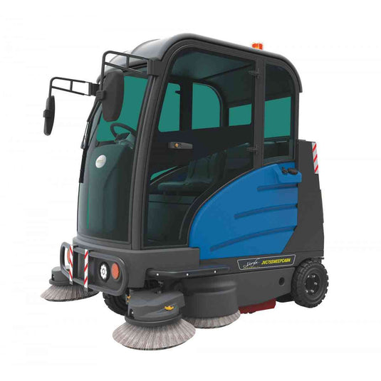 Johnny Vac Industrial Ride-On Sweeper Machine - 74.25" Cleaning Path