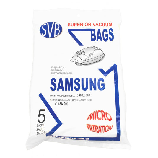 Micro Filtration Vacuum Bags for Samsung 8000, 9000 Canister Vacuums