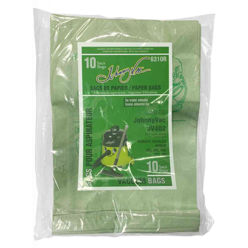 Load image into Gallery viewer, Vacuum Bags for Johnny Vac JV402 and Numatic Charles - Pack of 10 Bags
